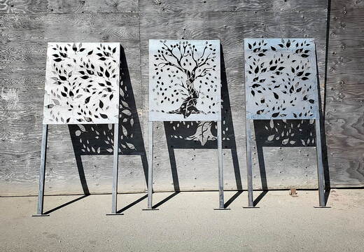 WJ241-PP-BC20-- Falling Leaves Privacy Panel