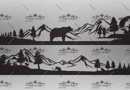 WJ304-GA-BC18-- BEAR AND BEAVER 1