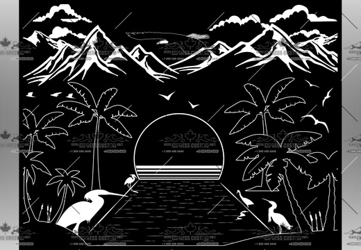 WJ243-PP-BC21-- HERON BEACH PRIVACY PANEL