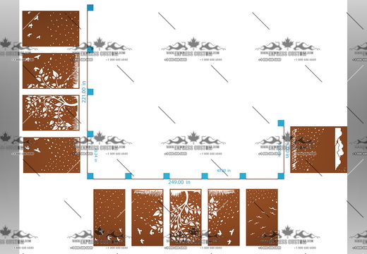 WJ-244-PP-BC21-- 10-PANEL TREES