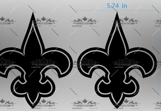 WJ357-MI-BC20-- NEW ORLEANS SAINTS LOGO