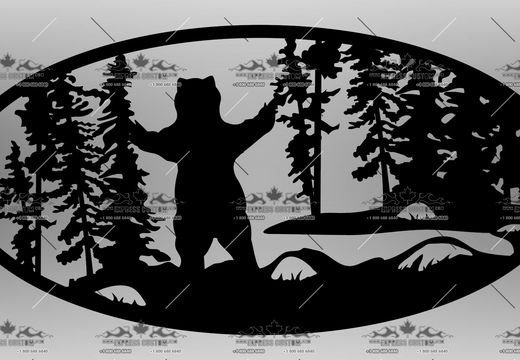 WJ073-GI-BC20-- STANDING BEAR